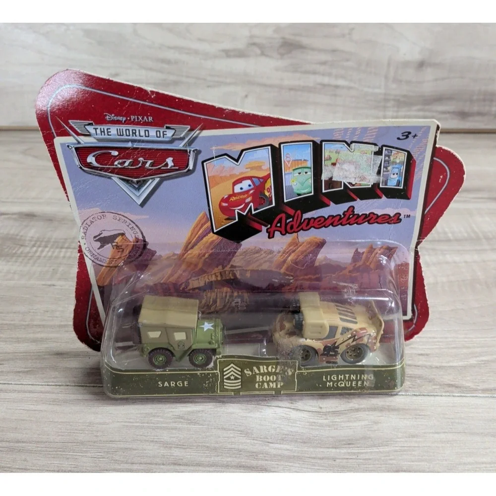 Disney Pixar World of Cars Mini Adventures -Sarge's Boot Camp - Sarge & McQueen