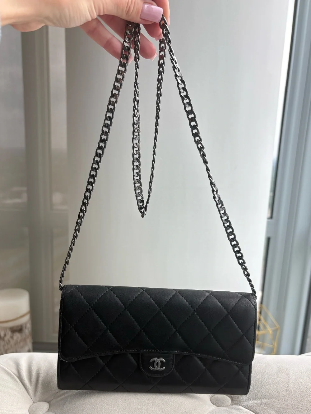 CHANEL authentic black