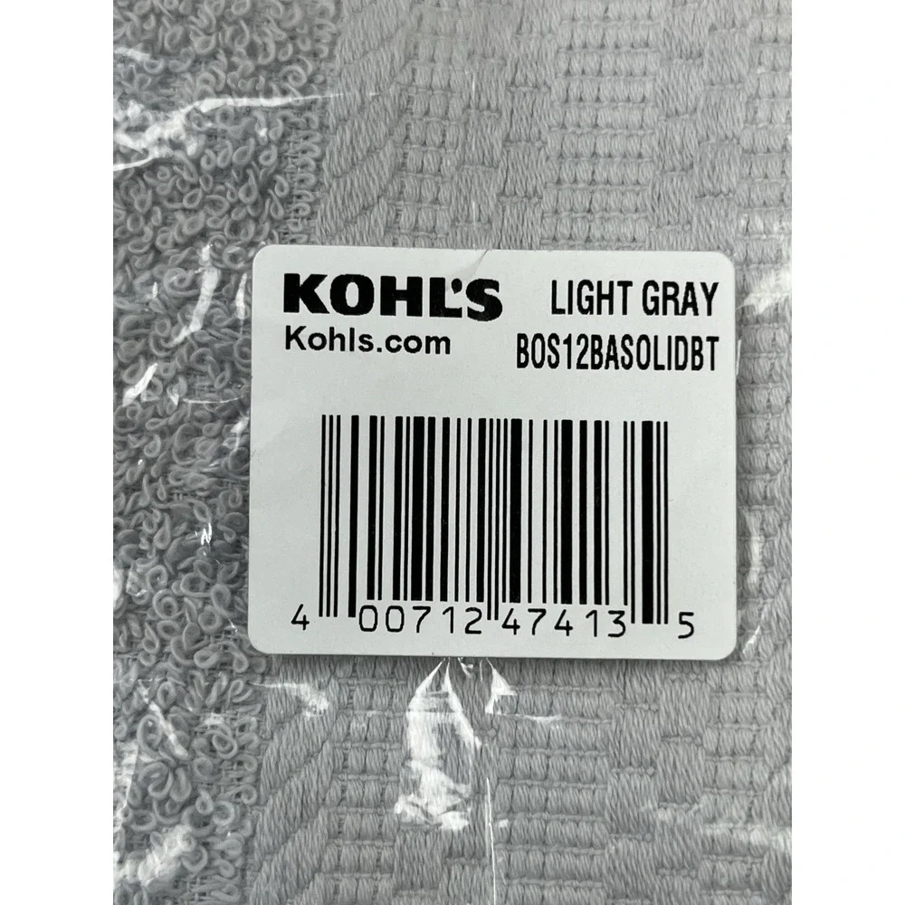 The Big One Solid Bath Towel, Light Grey, 30