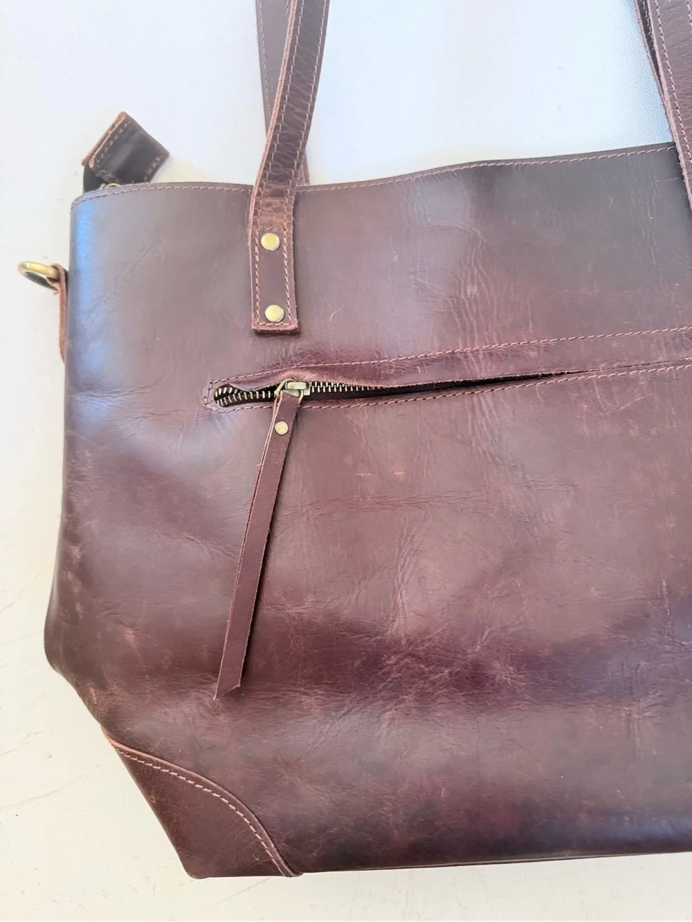 N/A brown leather