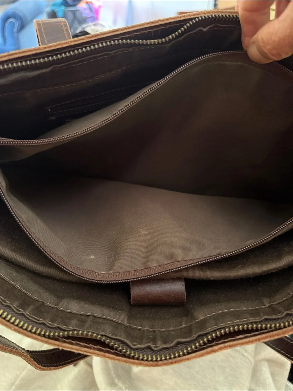 N/A brown leather