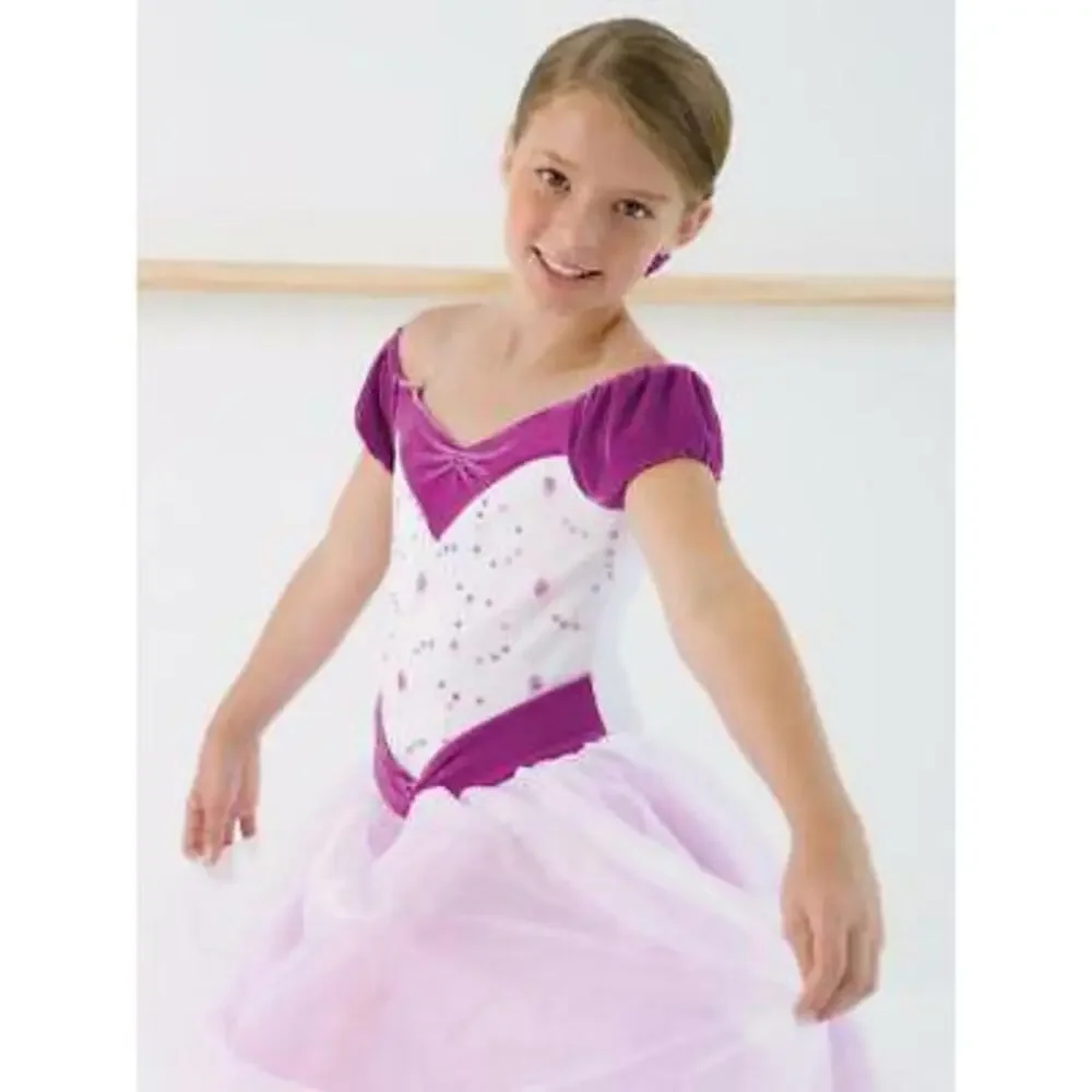 Pre-Owned Dance Costume Large Child Pink Revolution 036 Ballet Lyrical Princess