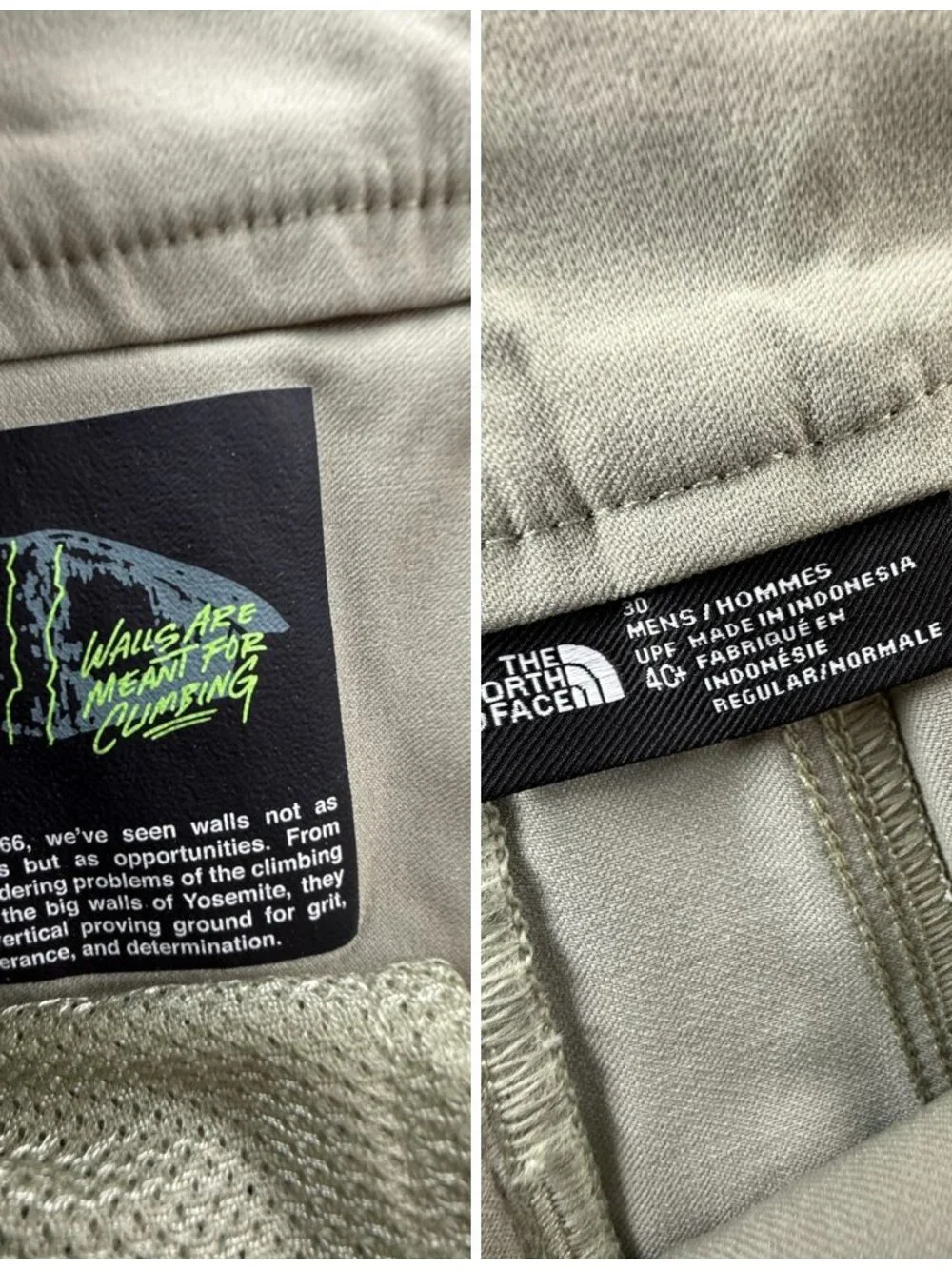 North Face UPF 40 Pants Size 30 Regular Summit Series Nylon Outdoor ACTL 30X31
