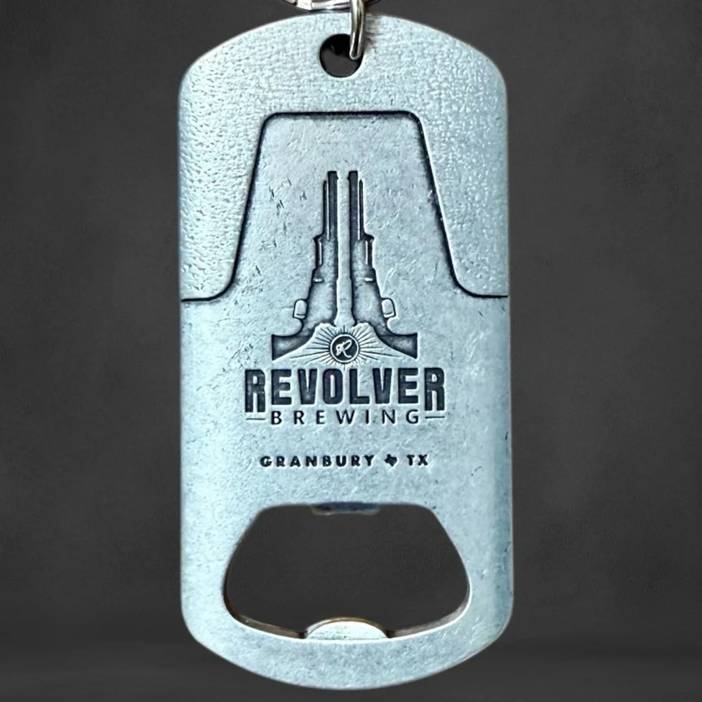 Revolver Brewing Bottle Opener Keychain