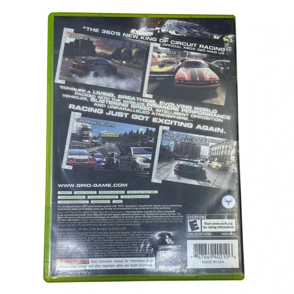 Codemasters this racing