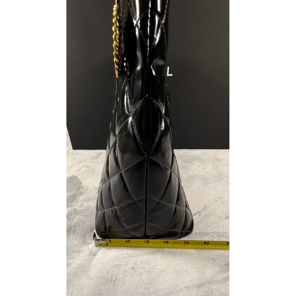 CHANEL black patent