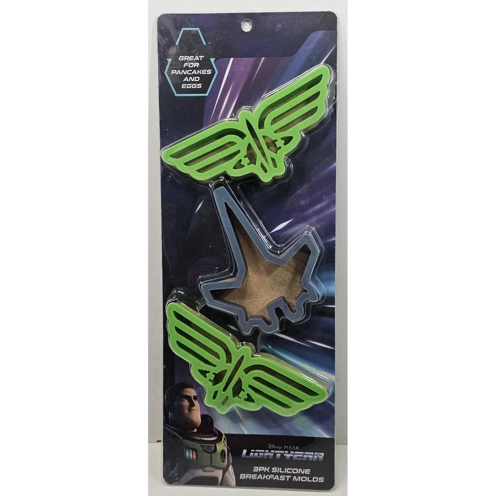 Disney Pixar Buzz Lightyear 3‎ Pk Breakfast Molds (can use for crafts too)