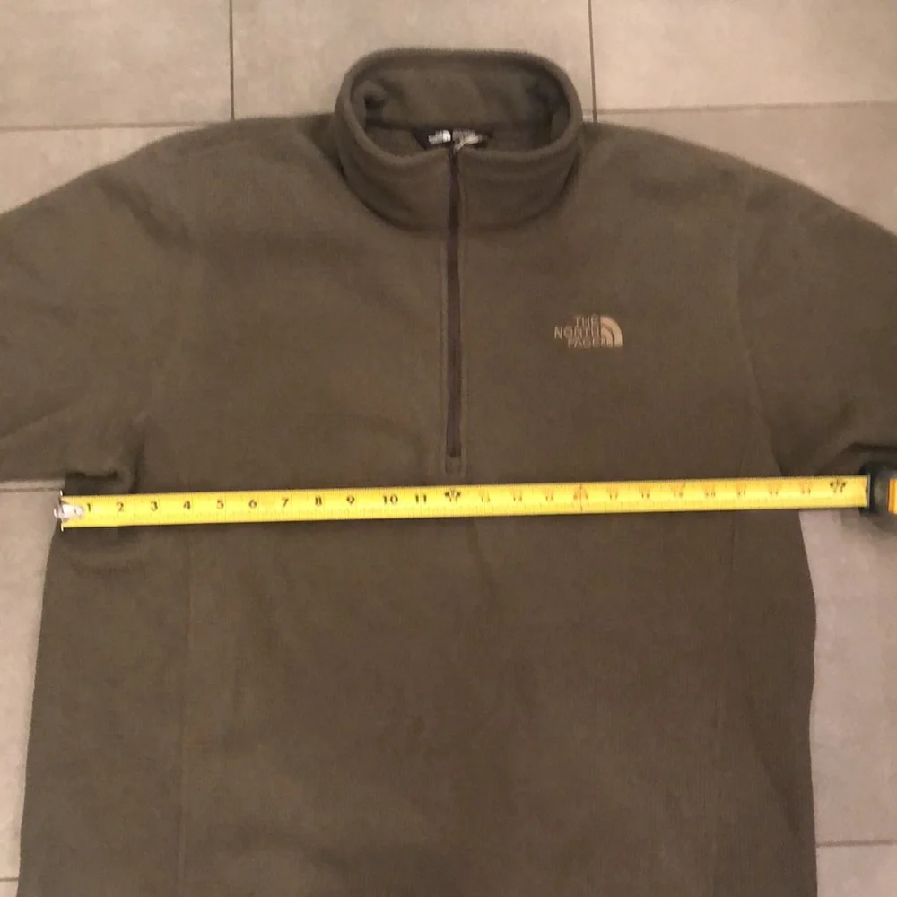 The North Face olive green