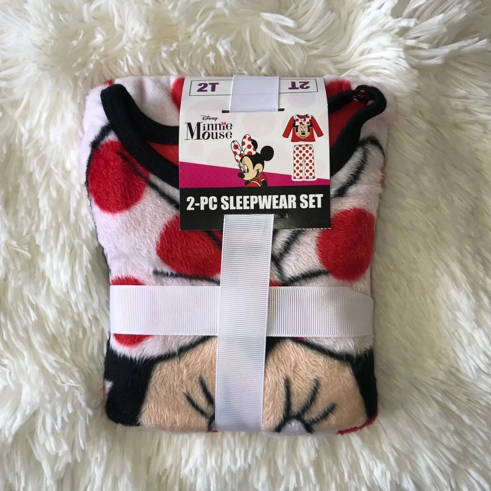 Disney Minnie Mouse Polka Dot 2pc Pajama Set