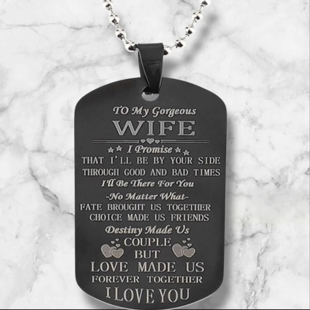 Unbranded personalized engraved
