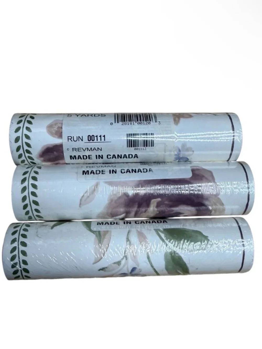 Vintage Wallpaper Border Wind Rose Vine Leaf Design Floral Cottage 3 Rolls NEW
