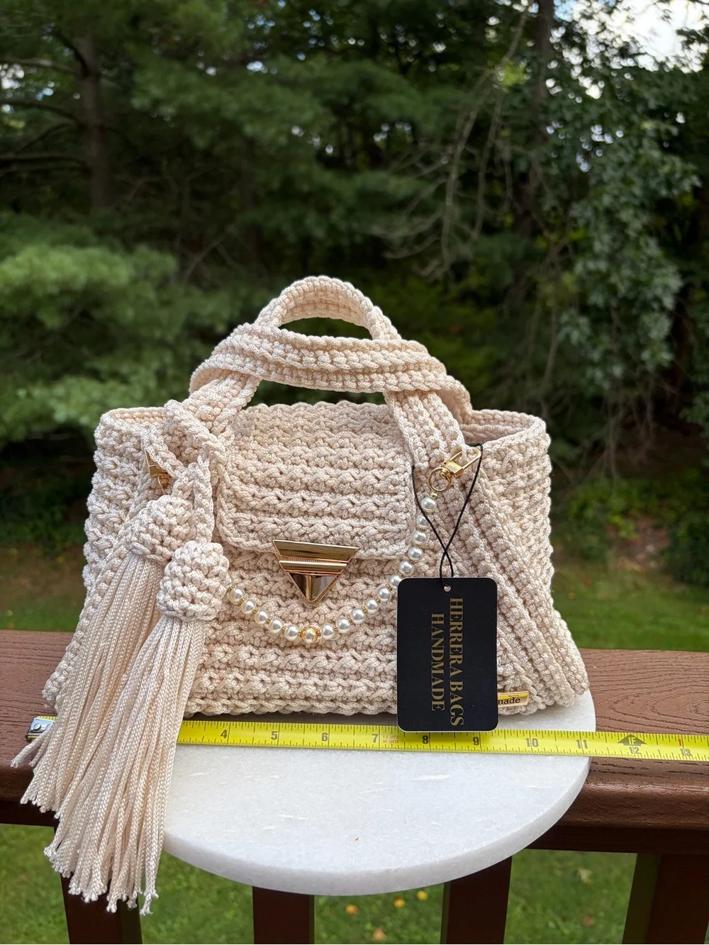 N/A cream crochet