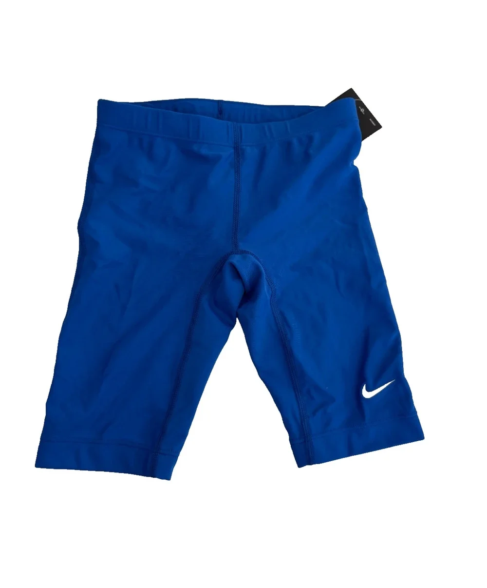 Nike Kids' Nylon Core Solid Jammer Swimwear Bottom Size 26 Blue NWT