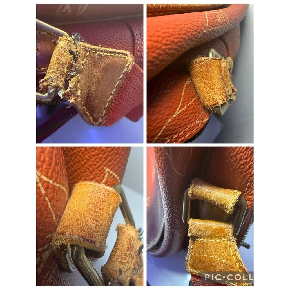 Louis Vuitton sleek reddish