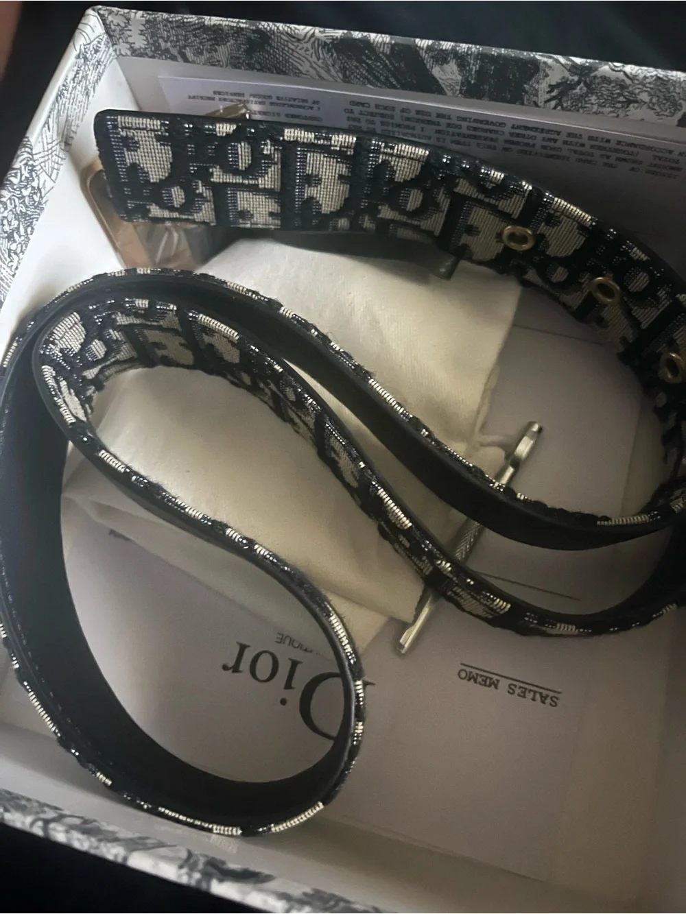 Dior men’s belt