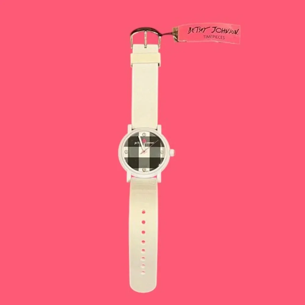 Betsey Johnson Y2K VINTAGE Gingham Watch NWT