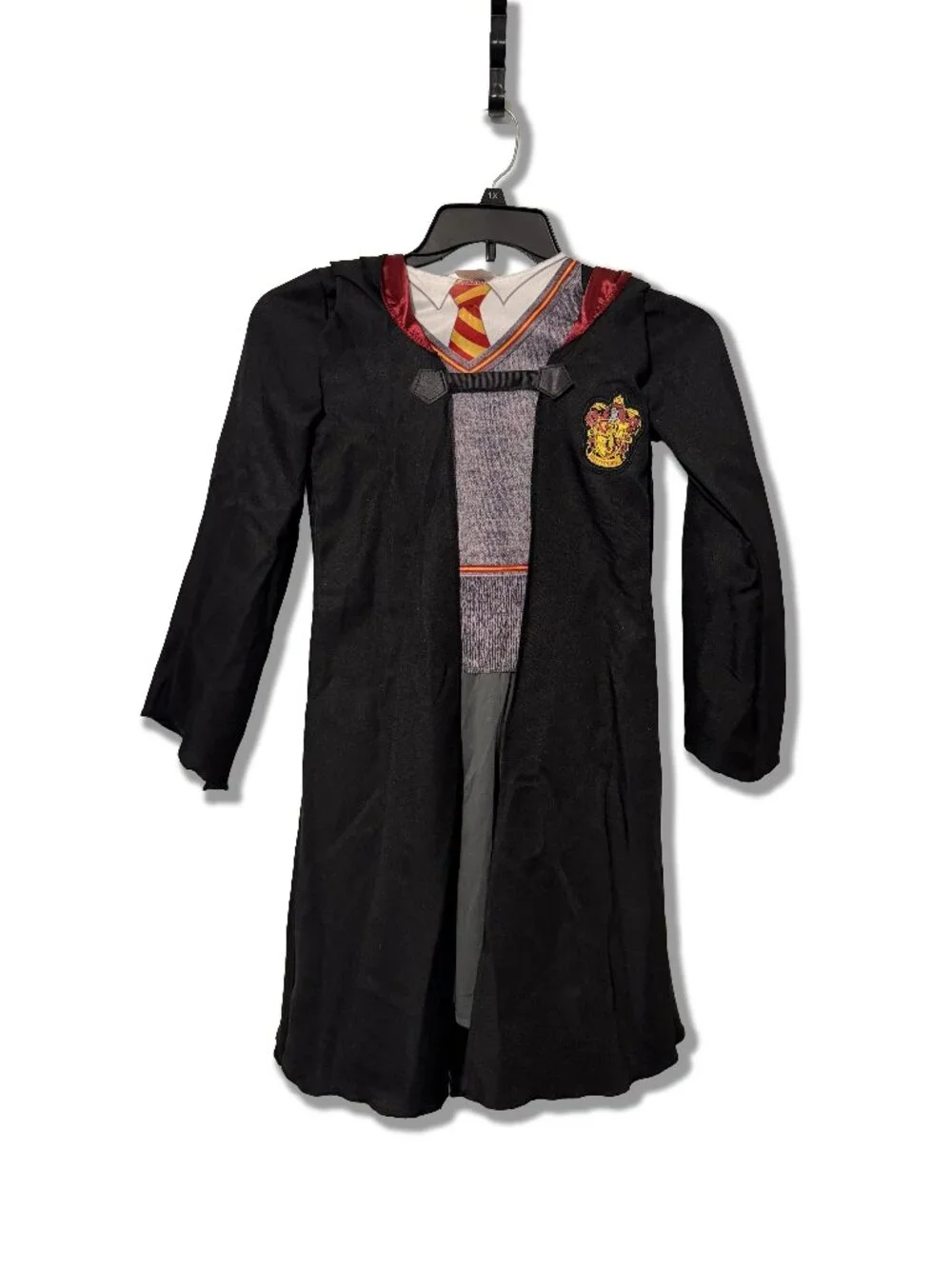 Harry Potter Hermione Granger Costume Robe Dress Wand Set Girls Large (10/12)