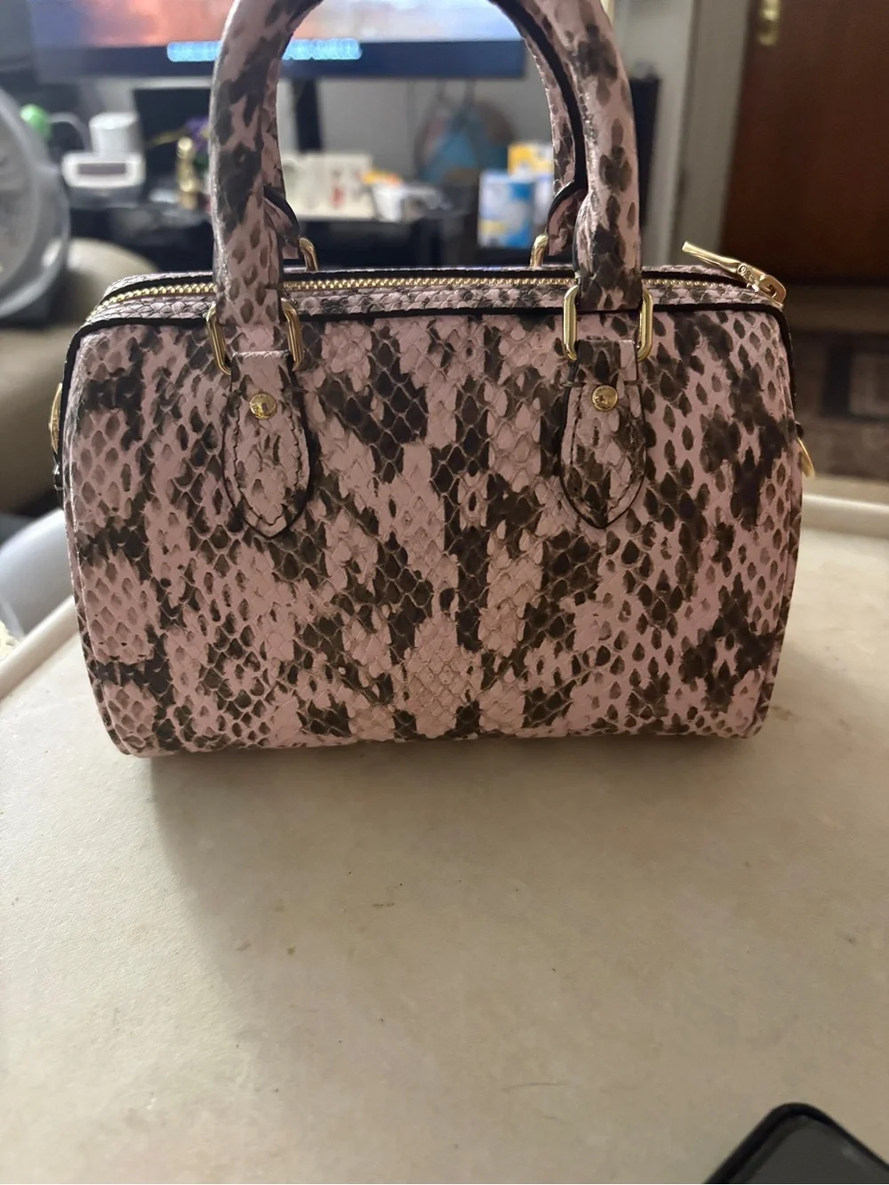 Coach satchel pink