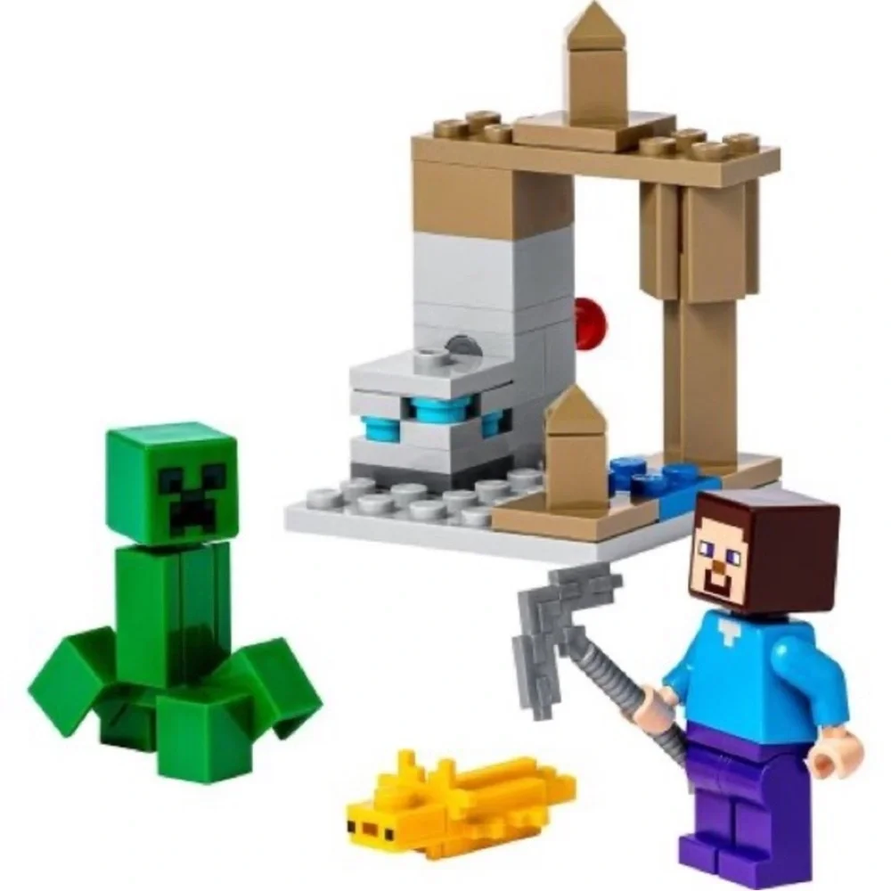 New Lego Minecraft 30647 The Dripstone Cavern Building Set Steve Minifigure Bag