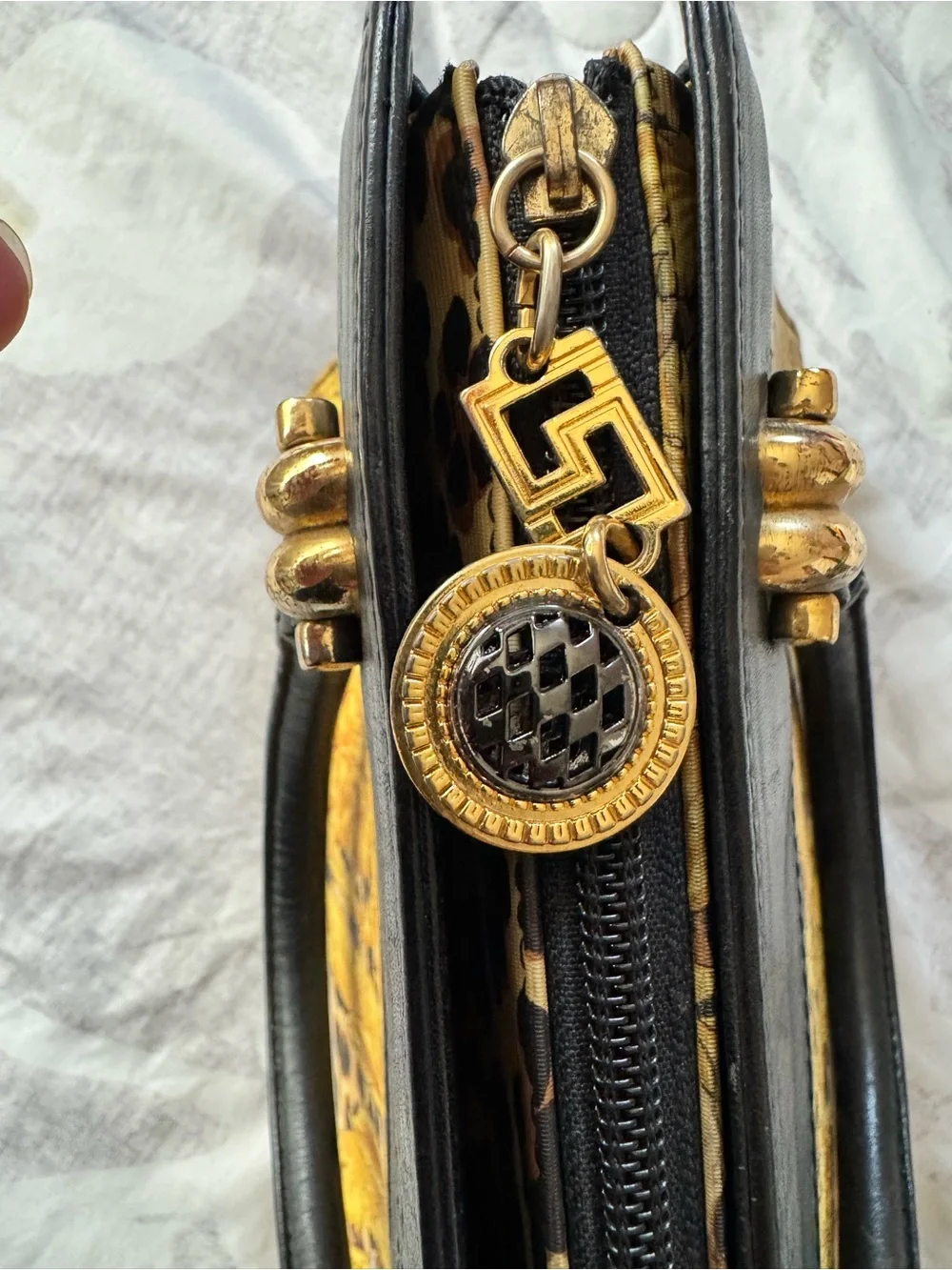 Versace satchel featuring