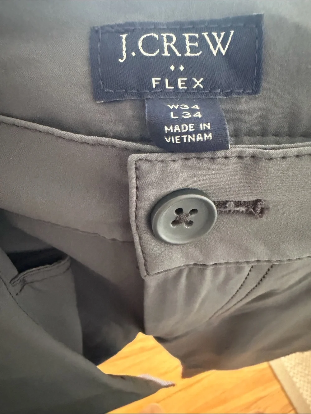 J. Crew charcoal straight