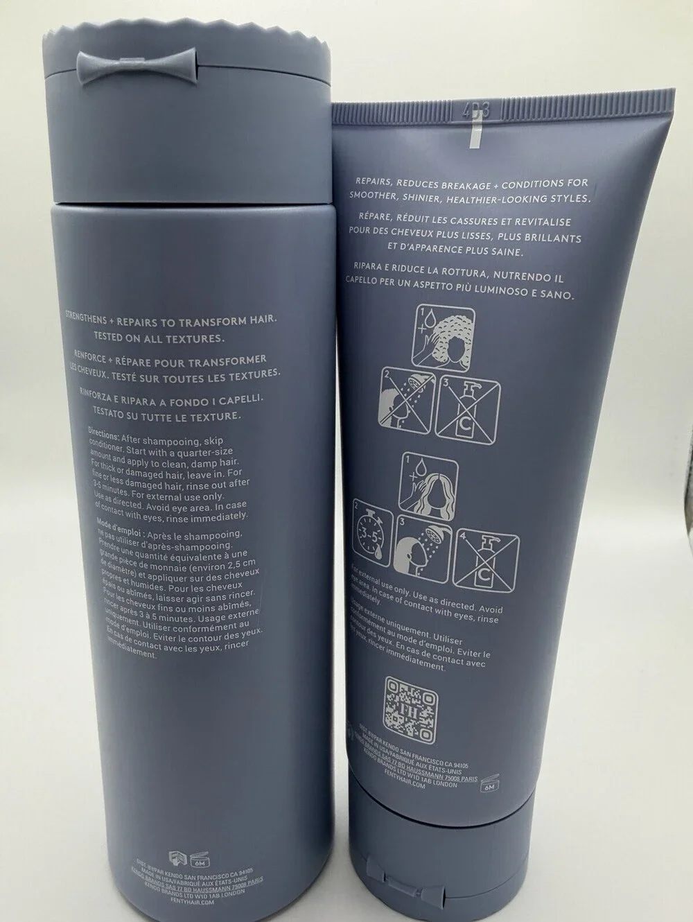 Fenty Hair The Comeback Kid Bond Repair Treatment 10oz & Damage Repair 5oz NEW