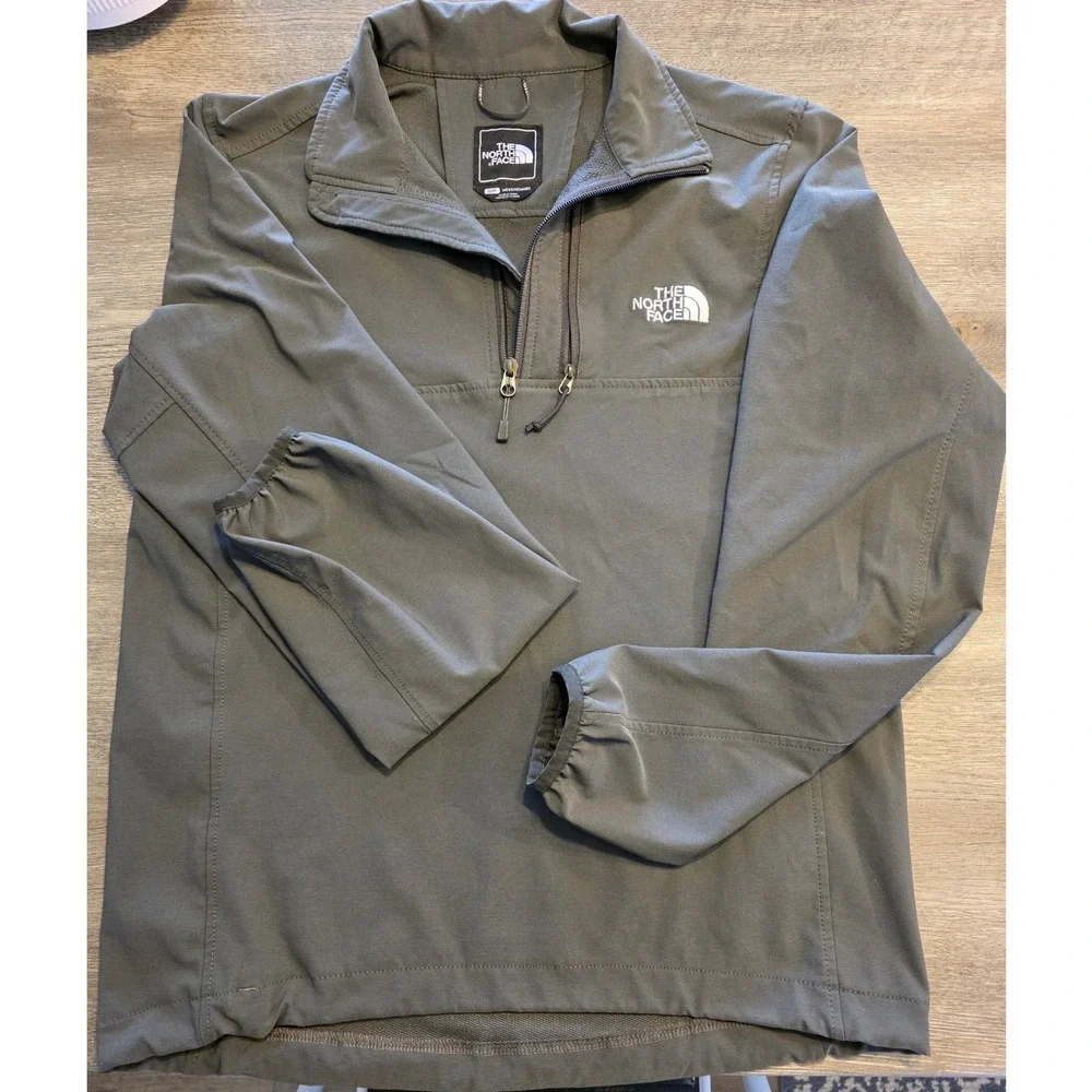 The North Face‎ Mens Pullover Performance Jacket Gray Sz S  Casual Outdoor Golf