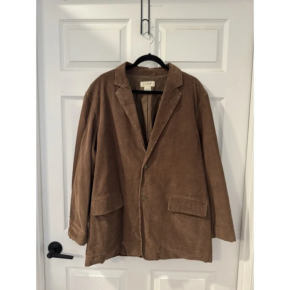 Vintage J Crew Men's Corduroy Jacket Size‎ L Brown Hong Kong