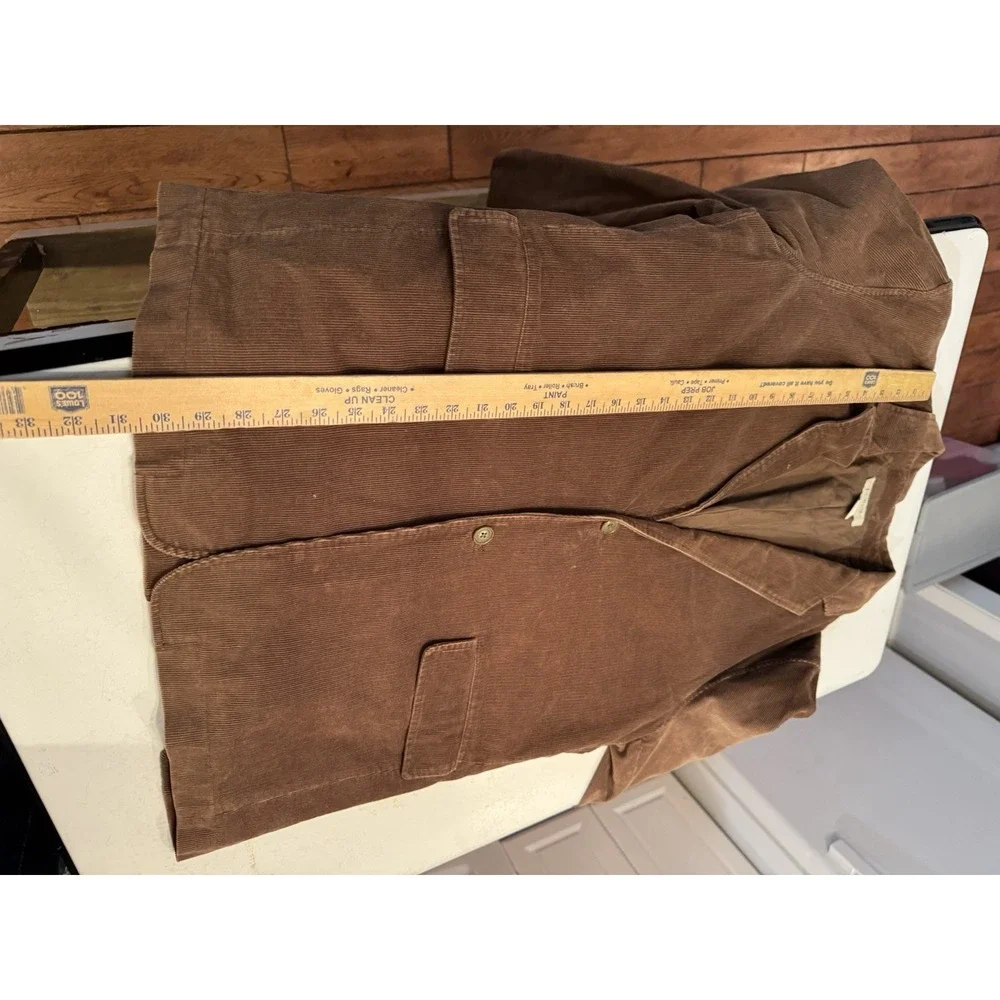 Vintage J Crew Men's Corduroy Jacket Size‎ L Brown Hong Kong