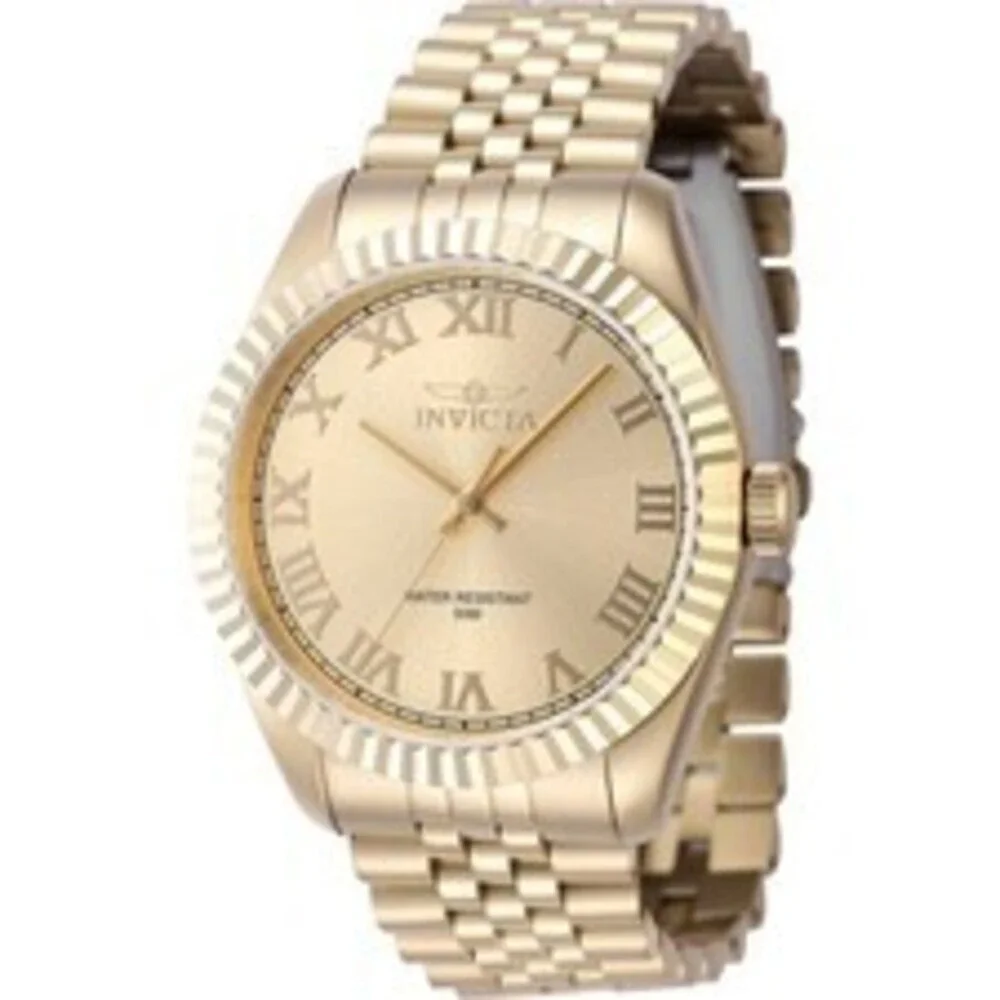 NWT Invicta 47406  Specialty | 3-Hand | Gold | Men's Watch
