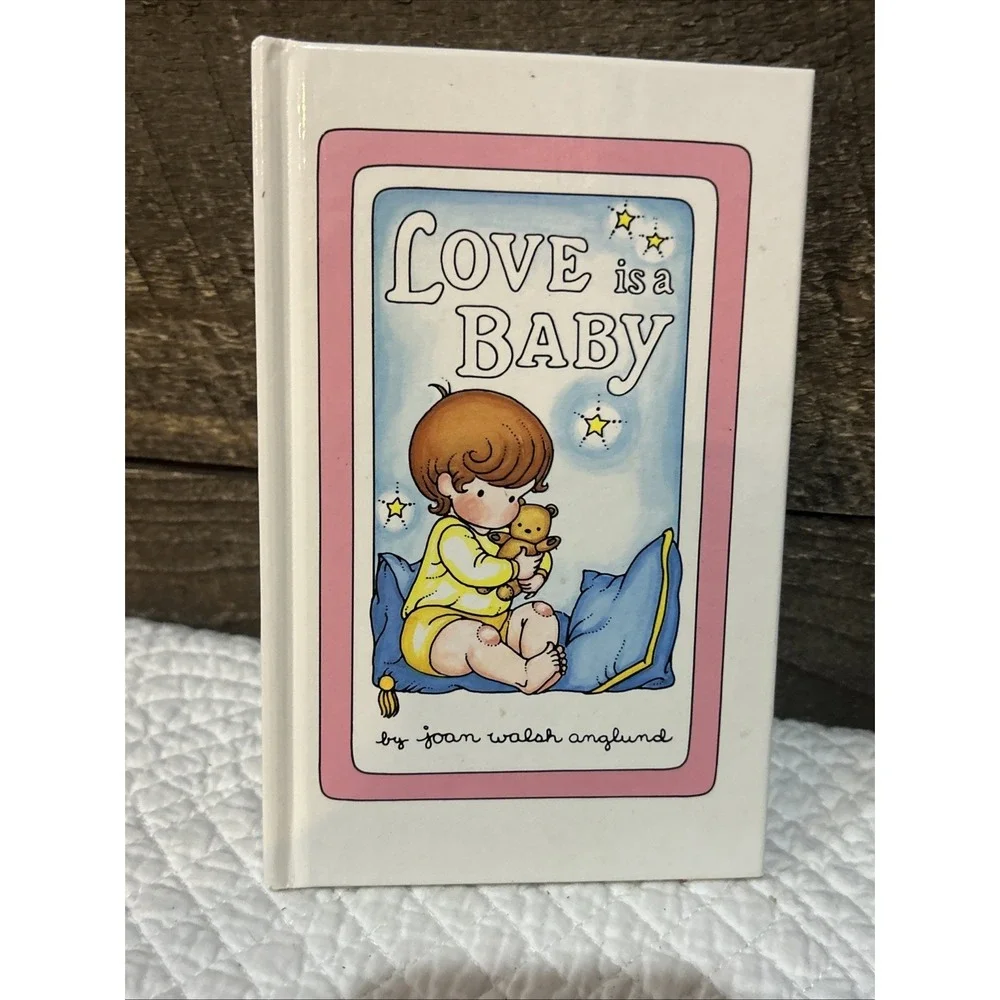 LOVE IS‎ A BABY Mini Book by Joan Walsh Anglund 1992 Hallmark Small Vintage HC