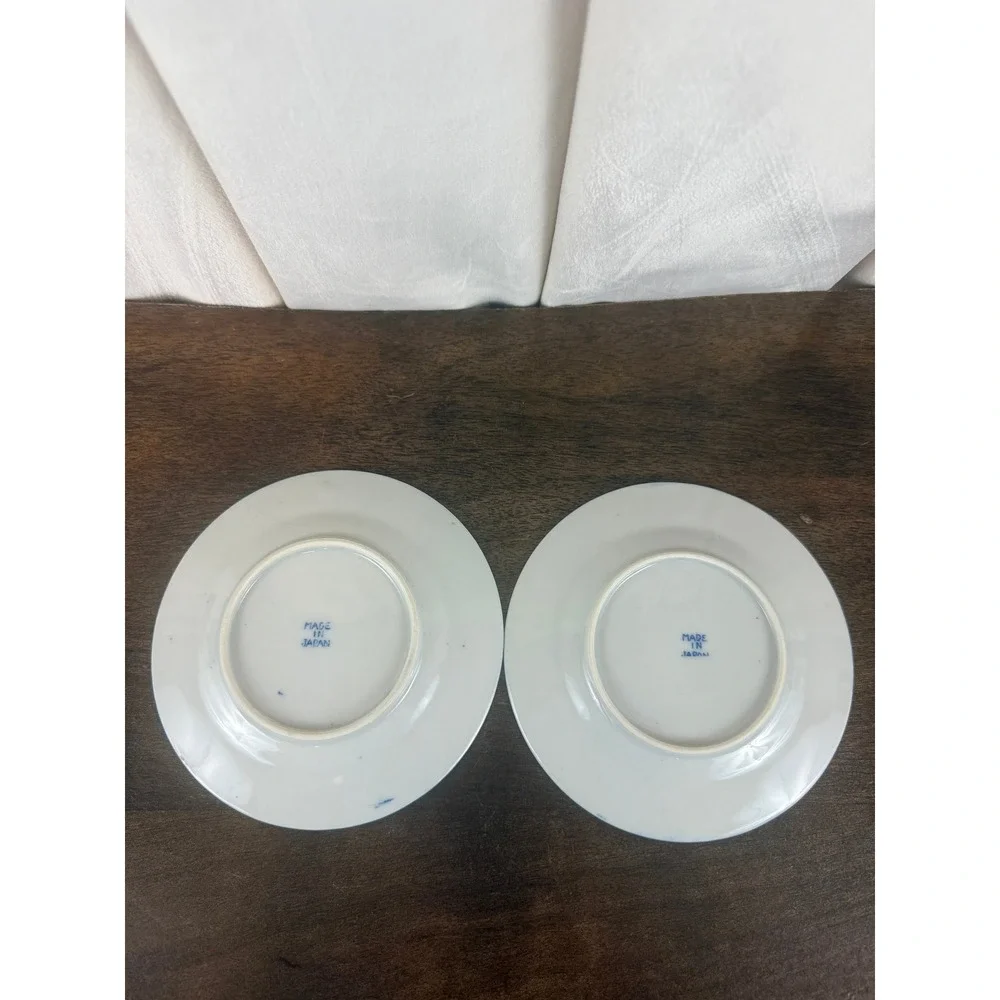 Blue Willow vintage pair