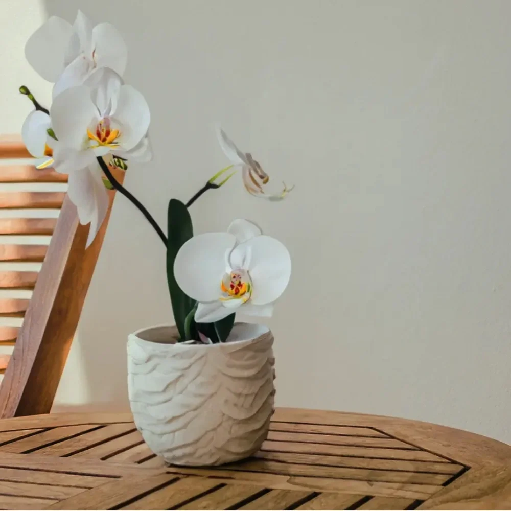 Handmade bamboo orchid