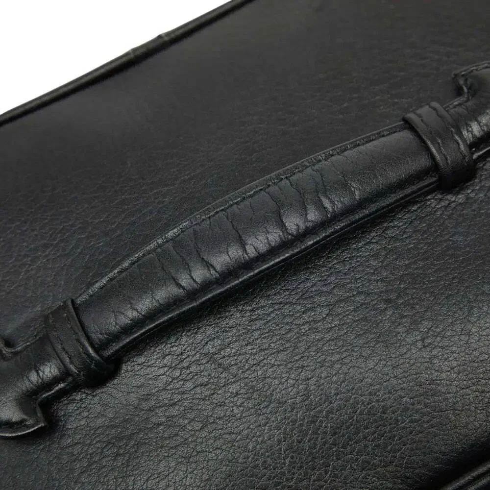 CHANEL black lambskin