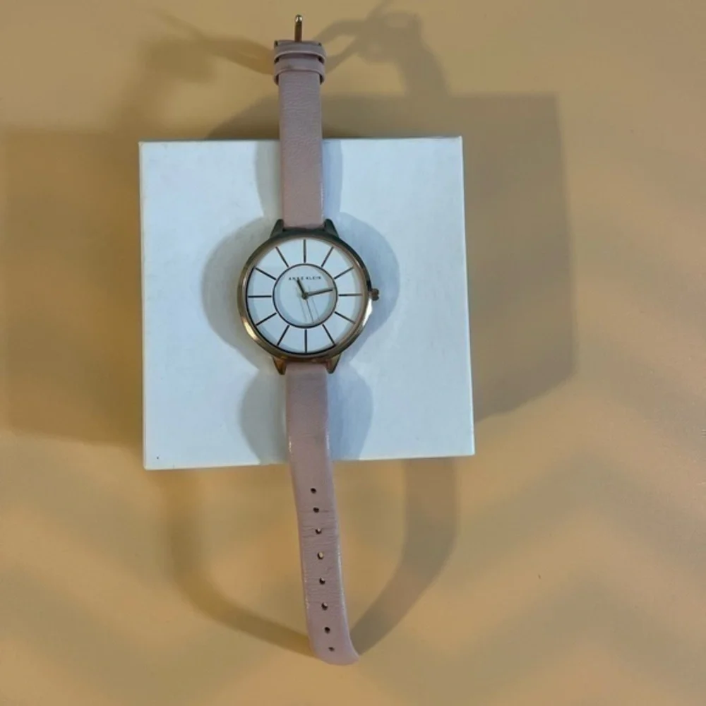 Anne Klein Genuine Leather Watch