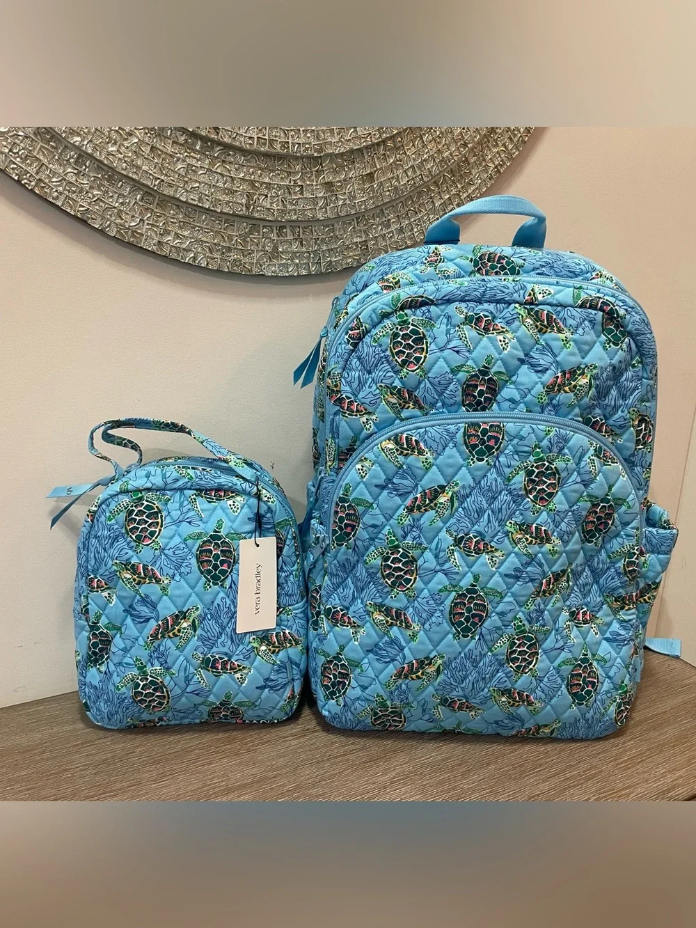 Vera Bradley quilted backpack