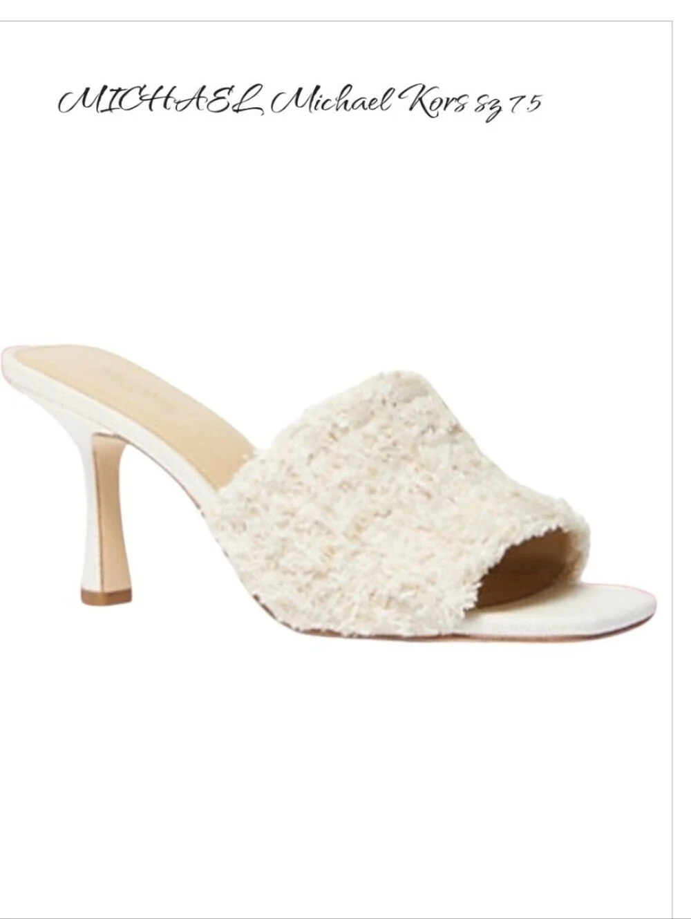 MICHAEL Mickael Kors Heeled Mule Sandal 7.5