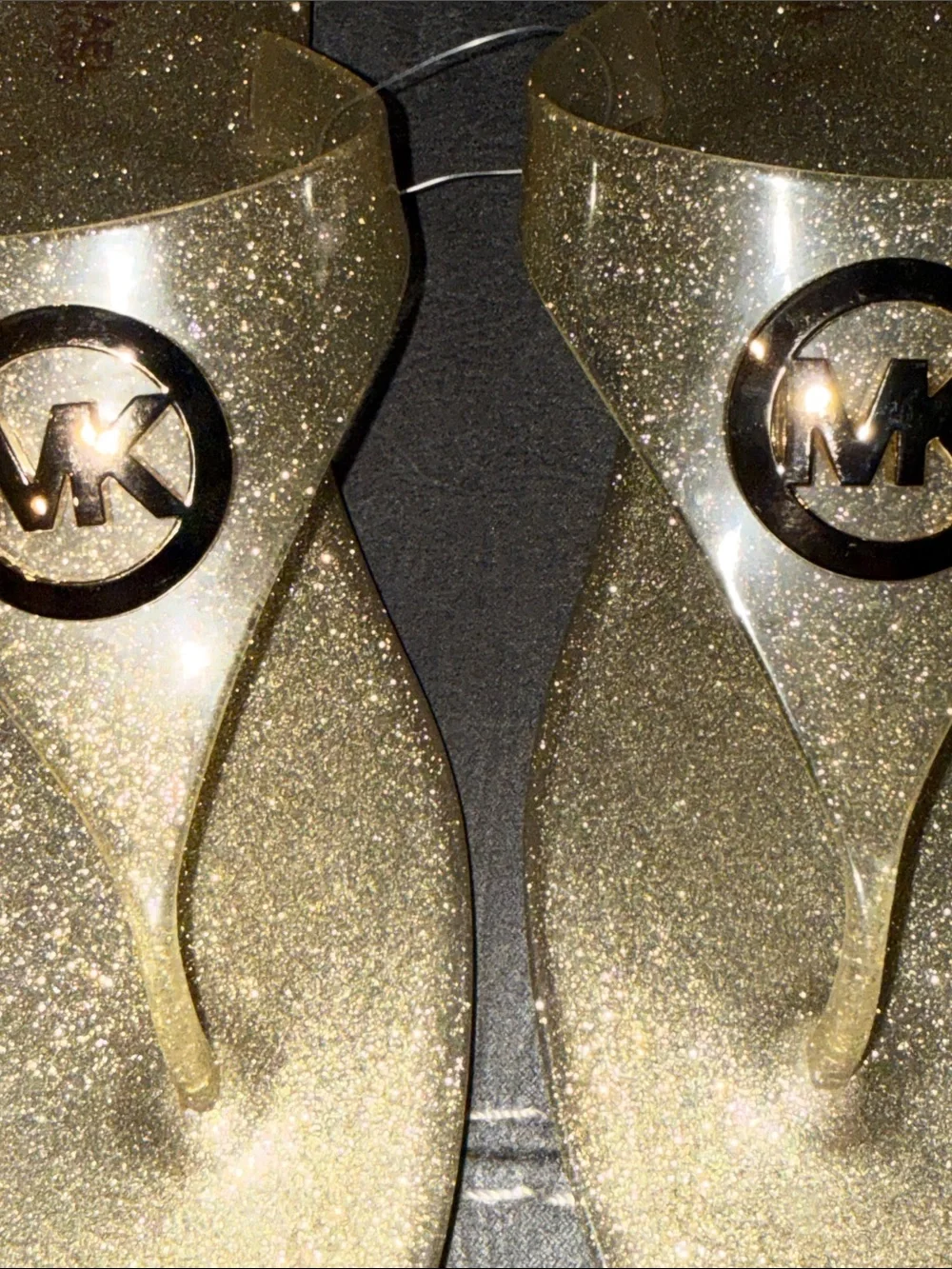 Michael Kors sparkling gold