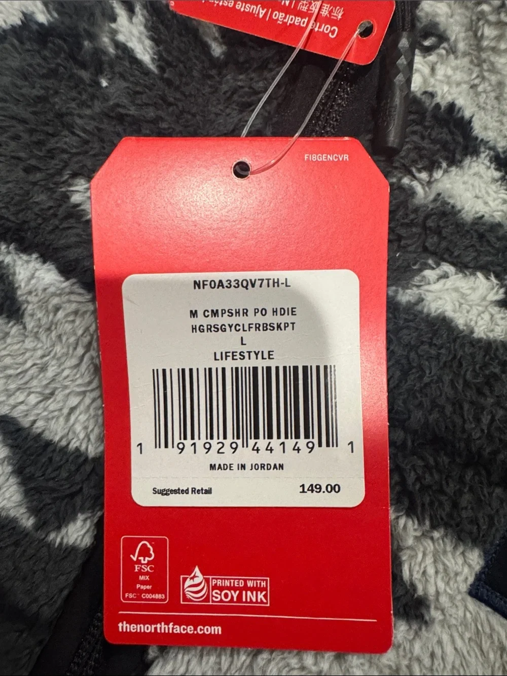 The North Face cozy sherpa