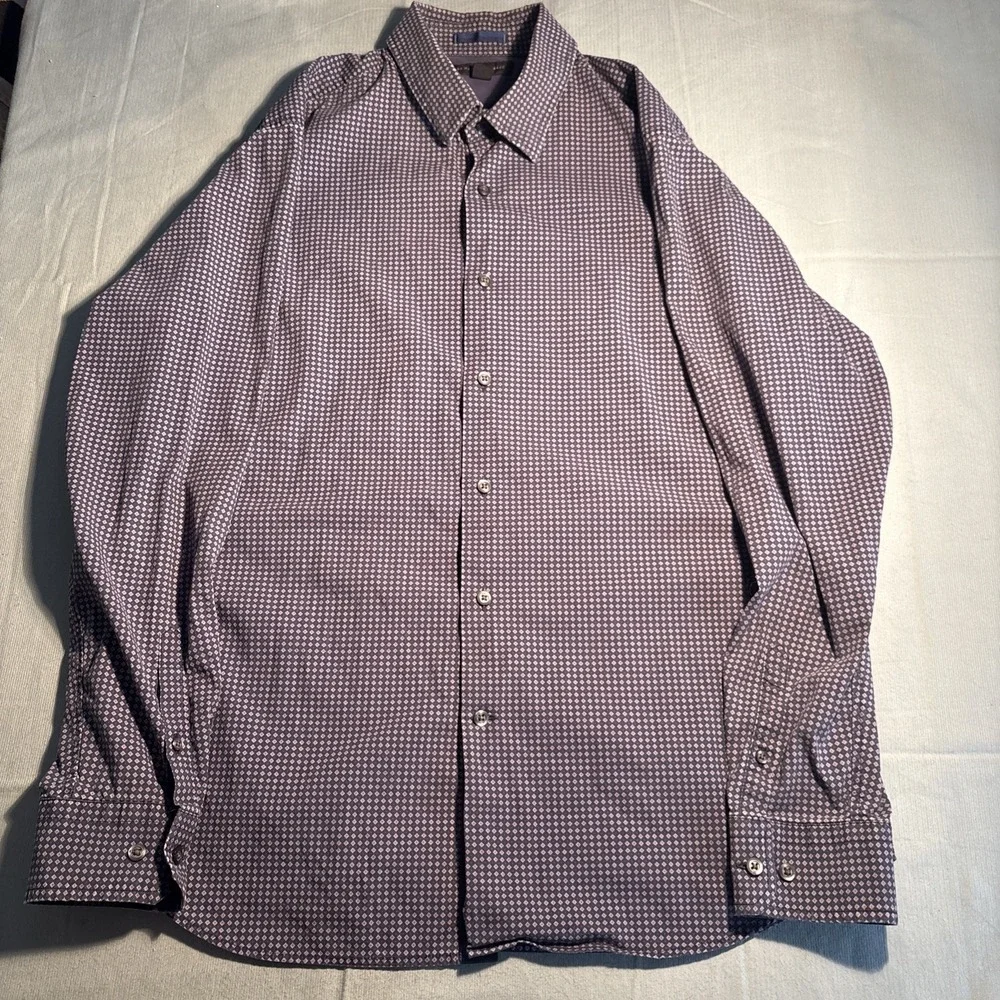 Banana Republic Button Down Men Large Plaid