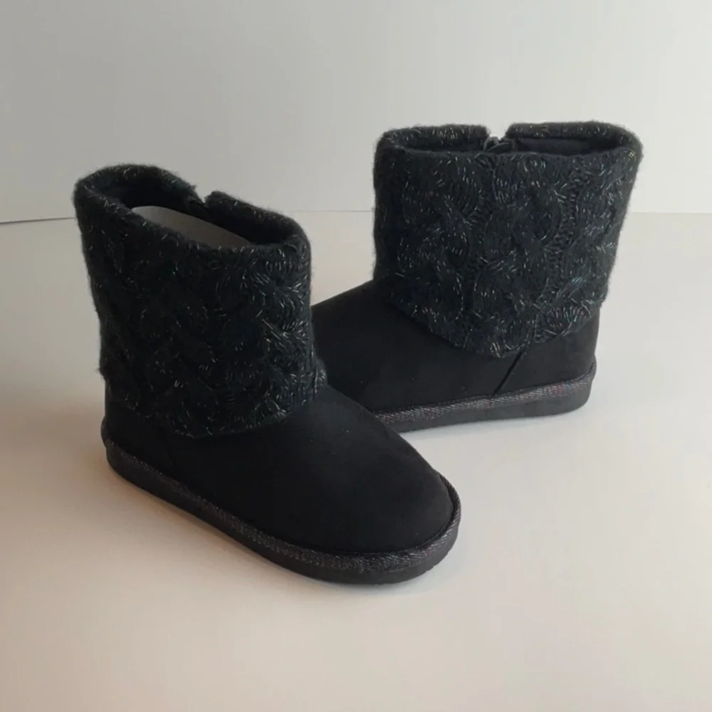 Jumping beans reagann boot winter toddler Girls black size 11‎