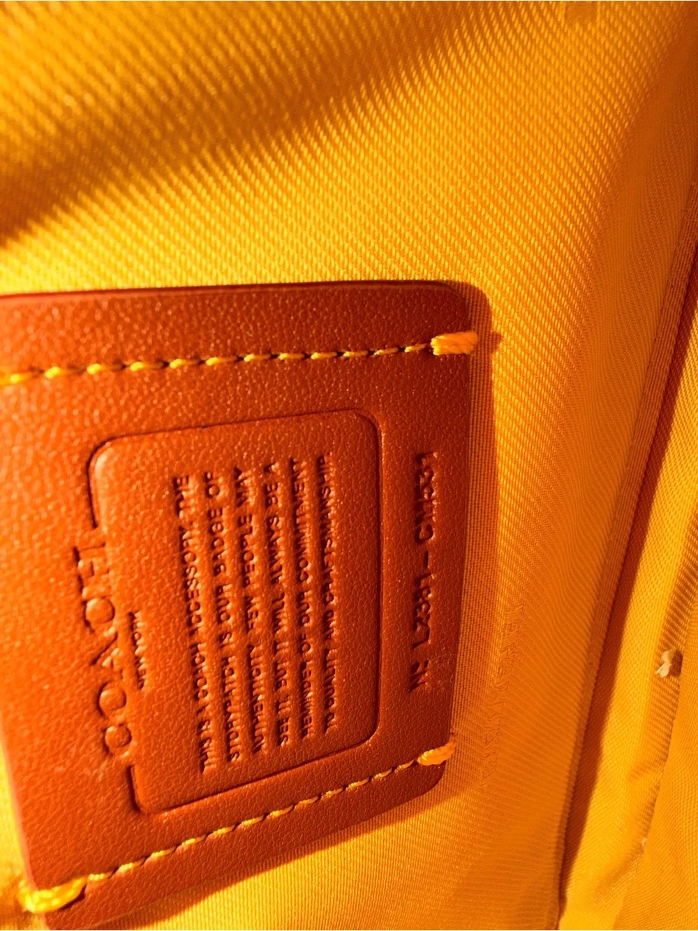 Coach Quilted Leather Camera Bag- Yellow, 💯 Authentic Excellent Condition