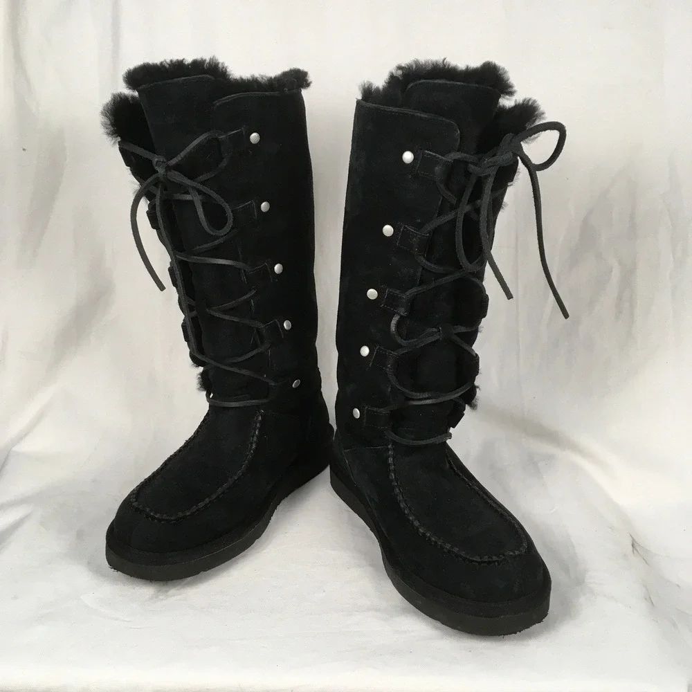 UGG Appalachian Tall Snow Winter Boot Sherpa Liined Women's Size 6‎