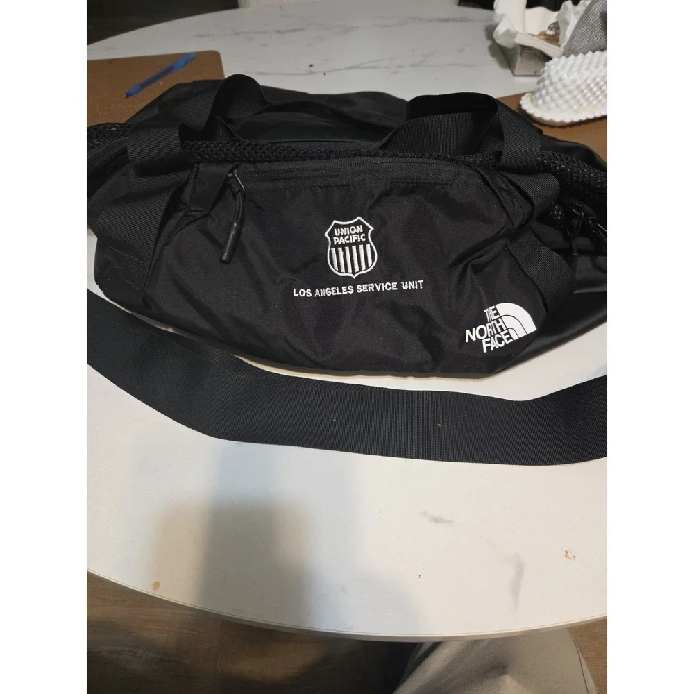 Union‎ Pacific Railroad Embroidered Black Duffle Bag By The North Face NWT