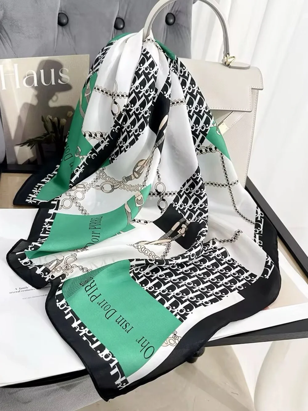 Dior silk scarf