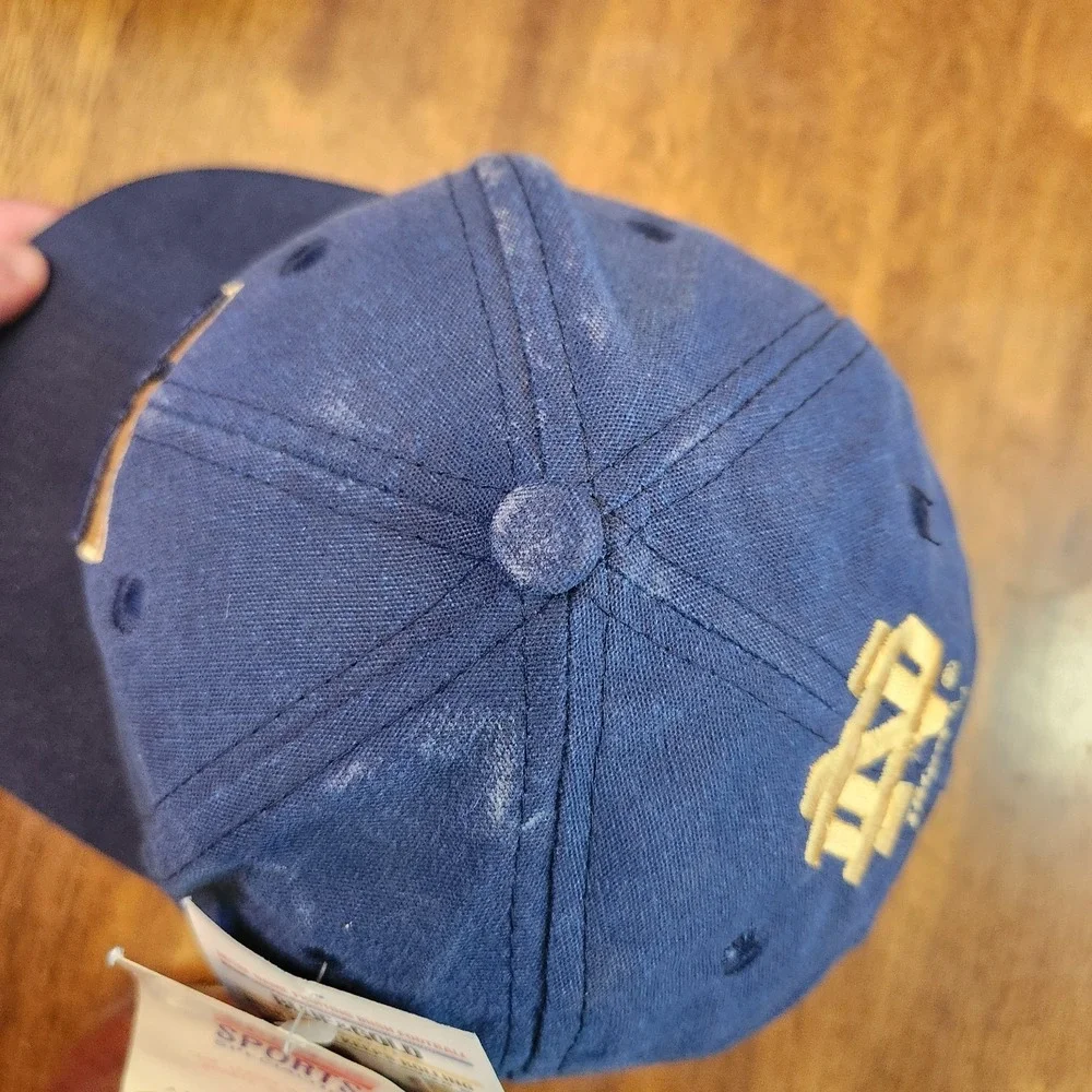 Vintage Notre Dame Fighting Irish‎ Hat Strapback Sports Specialties NCAA Read*