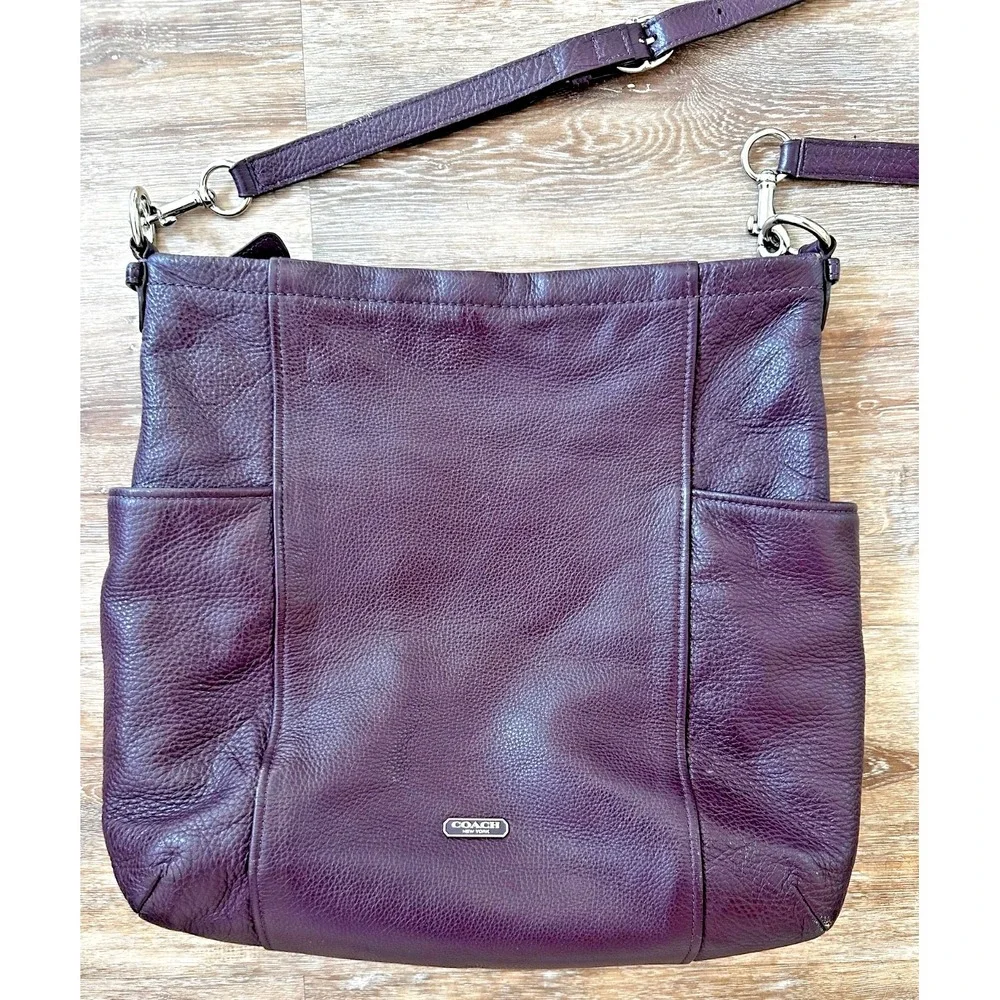 Coach purse purple