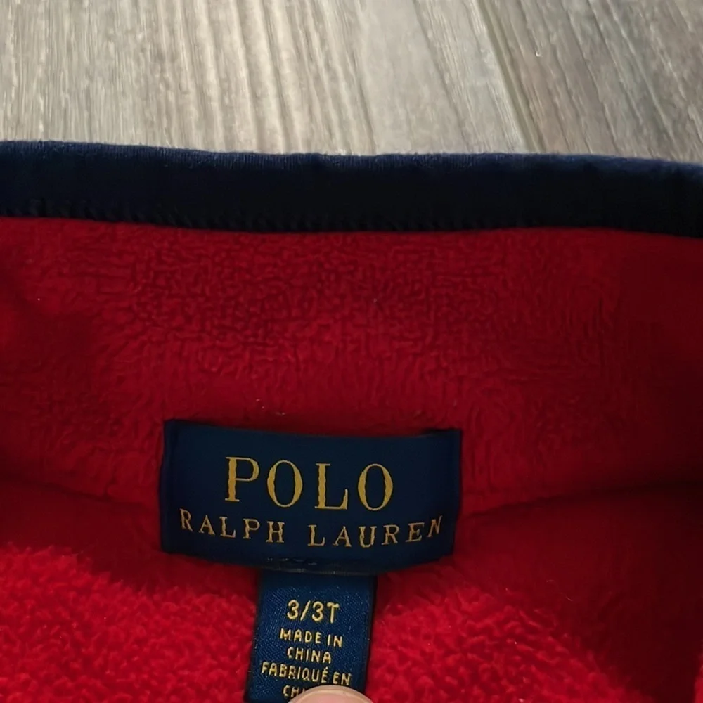 Polo Ralph Lauren red fleece