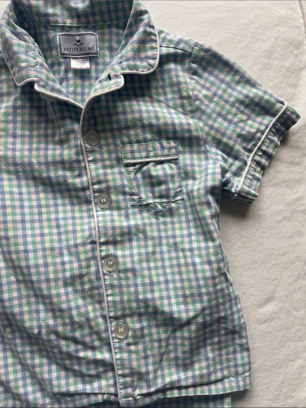 Petite Plume top size