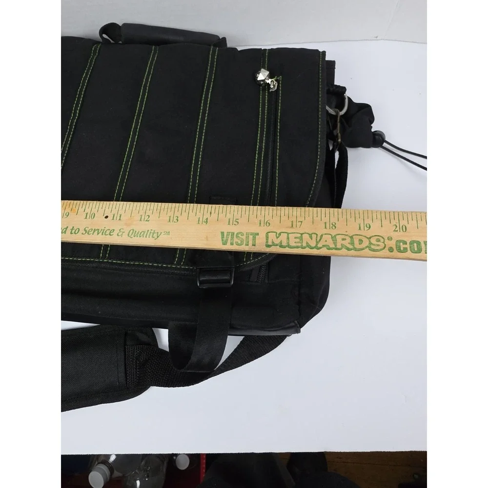 ThinkGeek Bag Of Holding Black Messenger Shoulder Bag Laptop Padded Organizer